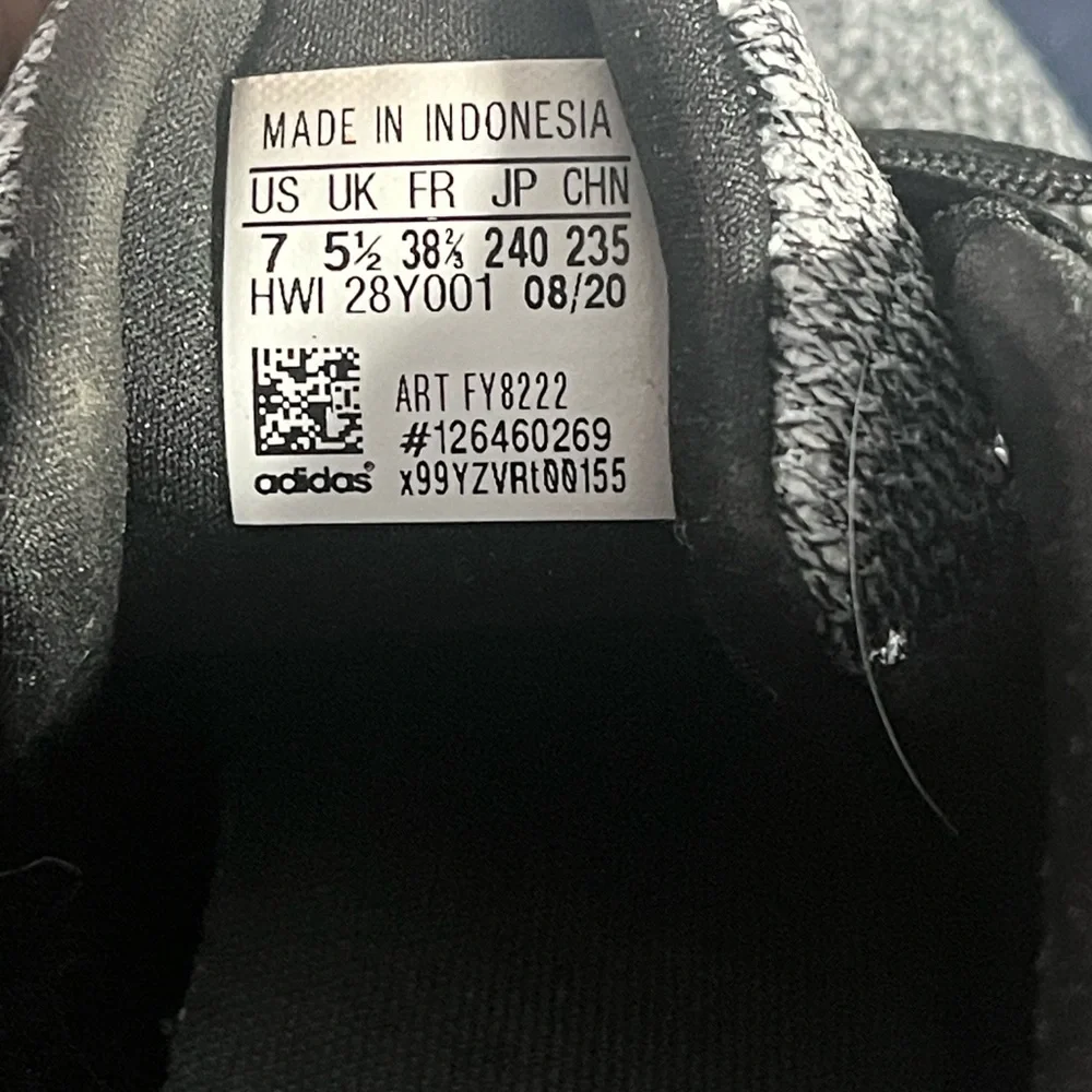 Women’s Adidas Gray/Black PureMotion Running Shoes- Size 7 - Picture 11 of 15